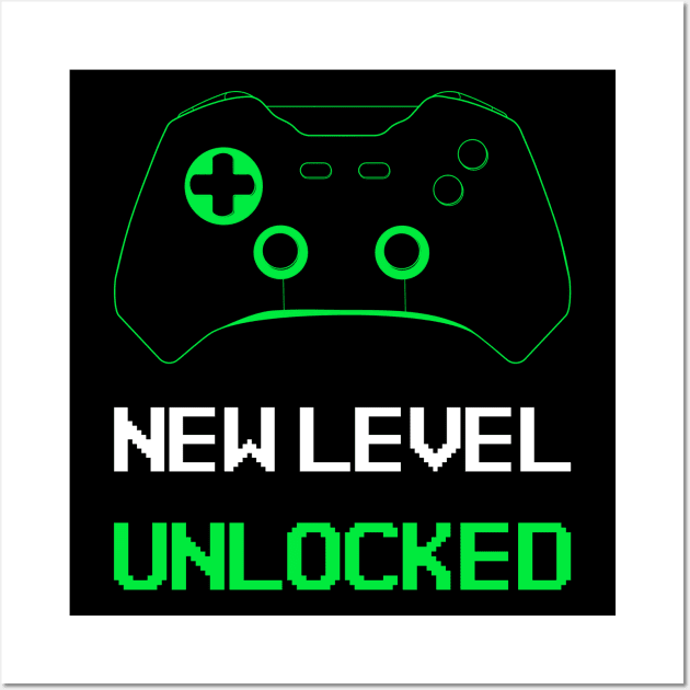 New Level Unlocked Wall Art by MrDrajan